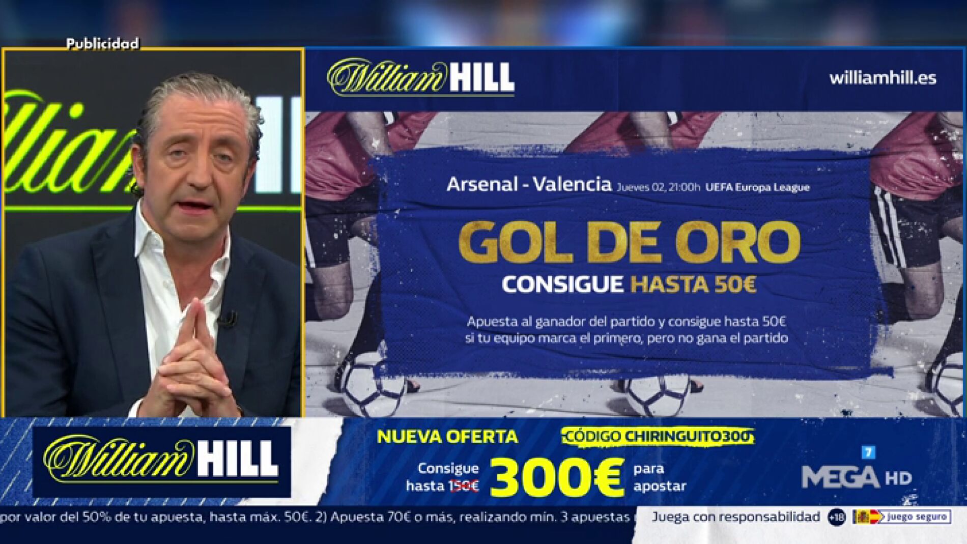 Josep te trae la mejor oferta de registro para que apuestes con William Hill 
