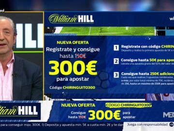  Josep te trae la mejor oferta de registro para que apuestes con William Hill