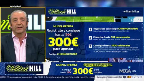 Josep te trae la mejor oferta de registro para que apuestes con William Hill Josep te trae la mejor oferta de registro para que apuestes con William Hill