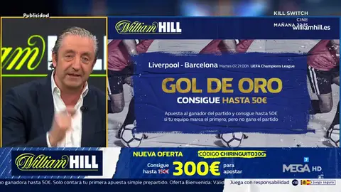 Josep te trae la mejor oferta de registro para que apuestes con William Hill Josep te trae la mejor oferta de registro para que apuestes con William Hill