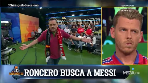 Roncero: "¿Lo habéis visto? ¡Leo! ¡Leo! ¿Dónde está 'Dios'?" Roncero: "¿Lo habéis visto? ¡Leo! ¡Leo! ¿Dónde está 'Dios'?"