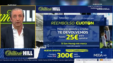 Josep te trae la mejor oferta de registro para que apuestes con William Hill Josep te trae la mejor oferta de registro para que apuestes con William Hill