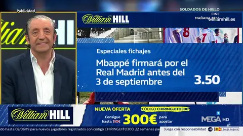 Josep te trae la mejor oferta de registro para que apuestes con William Hill Josep te trae la mejor oferta de registro para que apuestes con William Hill