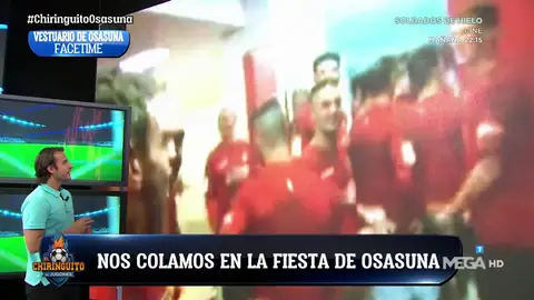 Fiesta en el vestuario de Osasuna para celebrar el ascenso a primera Fiesta en el vestuario de Osasuna para celebrar el ascenso a primera