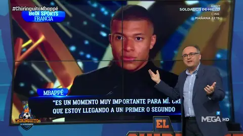 Martín Ovejero: "Mbappé baja la mirada al hablar del PSG y la levanta cuando piensa en otro proyecto" Martín Ovejero: "Mbappé baja la mirada al hablar del PSG y la levanta cuando piensa en otro proyecto"