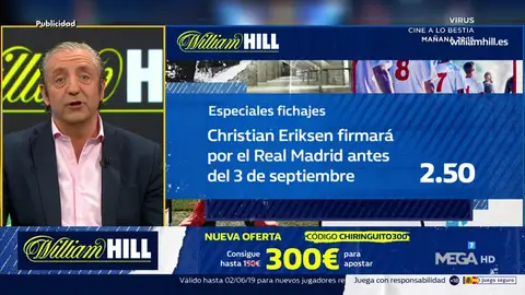 Josep te trae la mejor oferta de registro para que apuestes con William Hill Josep te trae la mejor oferta de registro para que apuestes con William Hill
