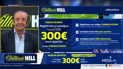 Josep te trae la mejor oferta de registro para que apuestes con William Hill 