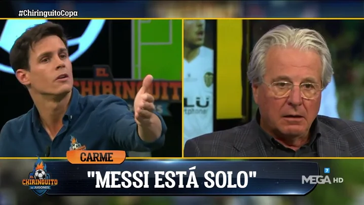 Edu Aguirre: "&iquest;Que Messi est&aacute; solo? &iquest;Qu&eacute; pensar&aacute; Benzema? &iquest;O Cristiano? &iexcl;No vend&aacute;is la moto!"