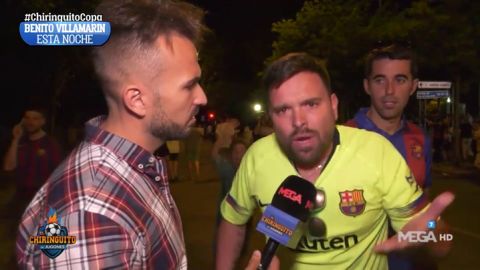 La afici&oacute;n del Bar&ccedil;a carga contra Valverde y la del Valencia, desatada tras el t&iacute;tulo