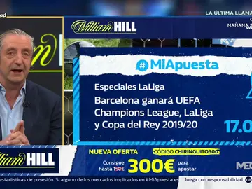 Josep te trae la mejor oferta de registro para que apuestes con William Hill Josep te trae la mejor oferta de registro para que apuestes con William Hill