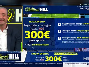 Josep te trae la mejor oferta de registro para que apuestes con William Hill Josep te trae la mejor oferta de registro para que apuestes con William Hill