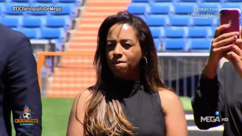 La familia de Rodrygo, emocionada en su presentaci&oacute;n en el Bernab&eacute;u