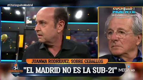 Juanma Rodríguez: "Decimos que Zidane no tiene ni idea y ha ganado tres Champions" Juanma Rodríguez: "Decimos que Zidane no tiene ni idea y ha ganado tres Champions"
