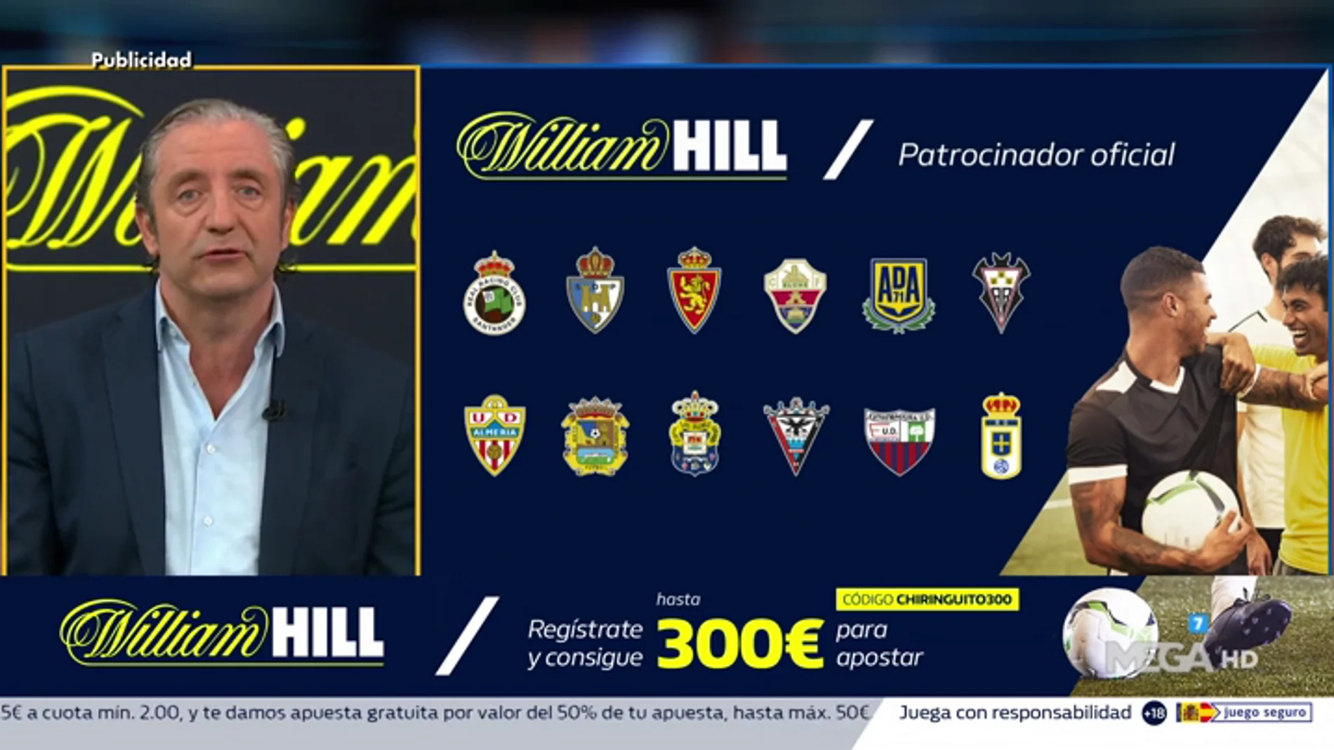Josep te trae la mejor oferta de registro para que apuestes con William Hill 