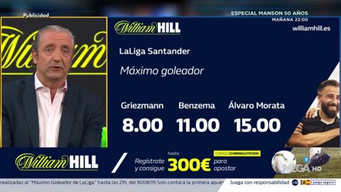 Josep te trae la mejor oferta de registro para que apuestes con William Hill 
