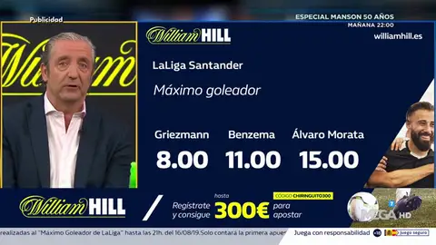 Josep te trae la mejor oferta de registro para que apuestes con William Hill Josep te trae la mejor oferta de registro para que apuestes con William Hill