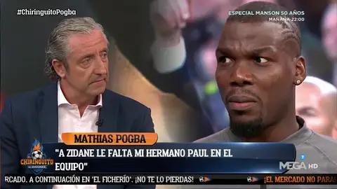 Mathias Pogba: "A Zidane le falta mi hermano" Mathias Pogba: "A Zidane le falta mi hermano"