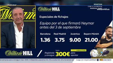 Josep te trae la mejor oferta de registro para que apuestes con William Hill Josep te trae la mejor oferta de registro para que apuestes con William Hill