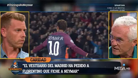 Paco Gª Caridad: "Jugadores importantes del Real Madrid han pedido a Florentino que fiche a Neymar" Paco Gª Caridad: "Jugadores importantes del Real Madrid han pedido a Florentino que fiche a Neymar"