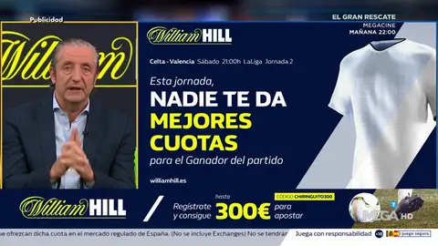 Josep te trae la mejor oferta de registro para que apuestes con William Hill Josep te trae la mejor oferta de registro para que apuestes con William Hill