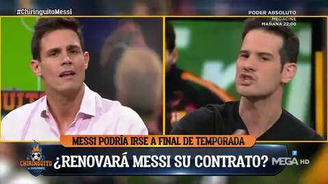 Quim Domènech y Edu Aguirre 'estallan' por la posibilidad de que Messi abandone el Barça Quim Domènech y Edu Aguirre 'estallan' por la posibilidad de que Messi abandone el Barça