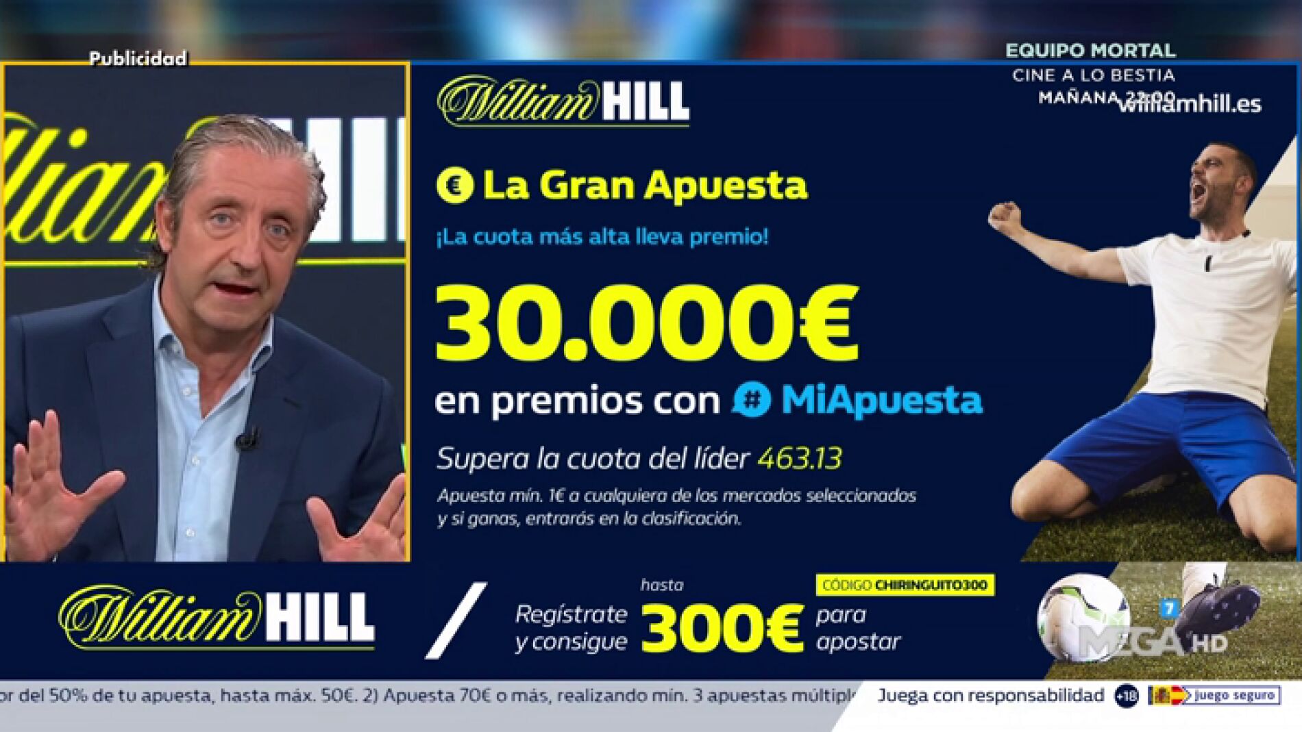 Josep te trae la mejor oferta de registro para que apuestes con William Hill 