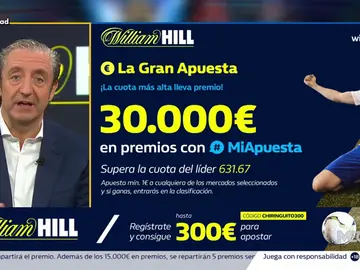 Josep te trae la mejor oferta de registro para que apuestes con William Hill Josep te trae la mejor oferta de registro para que apuestes con William Hill