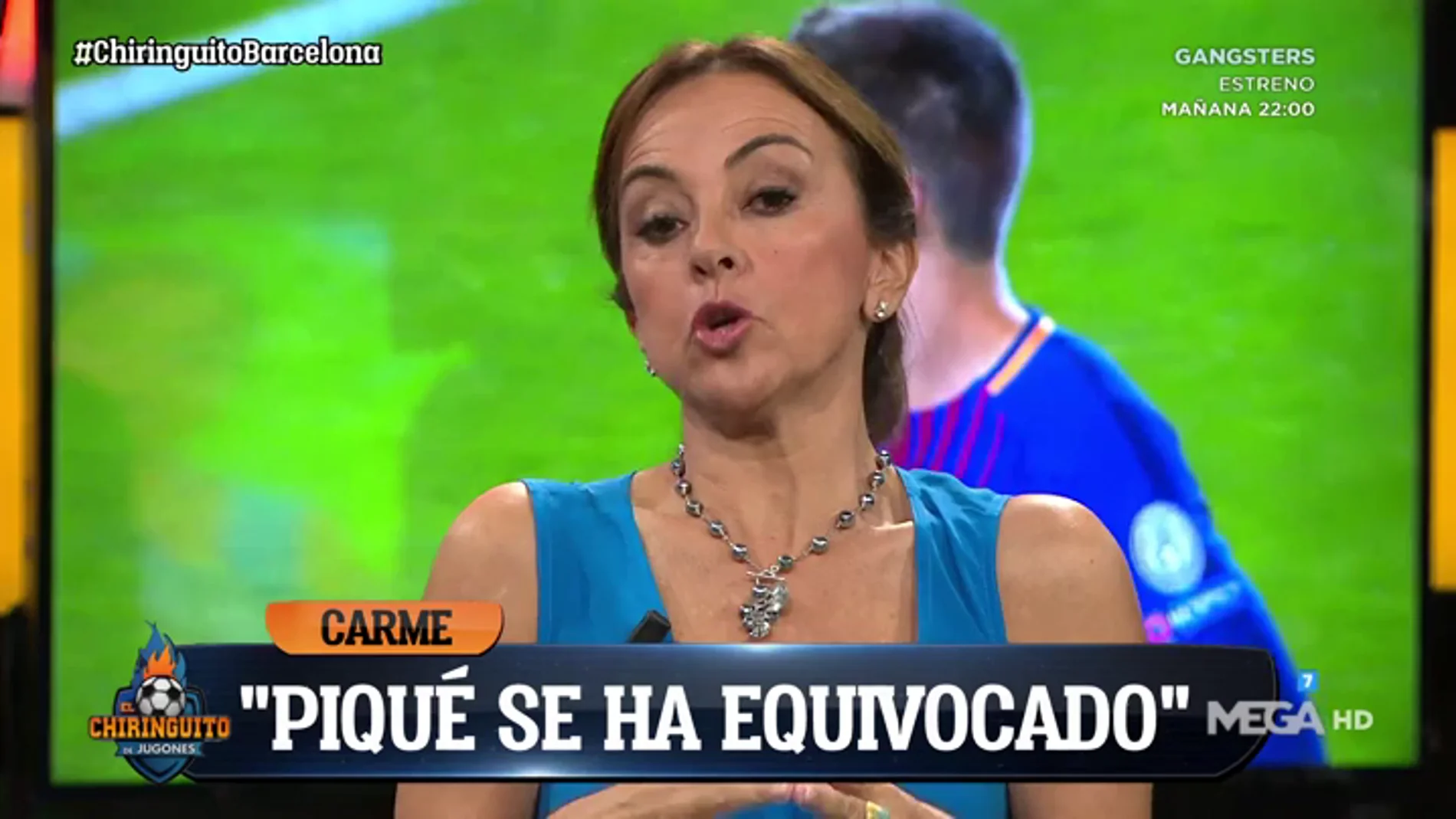 Carme Barceló: "Piqué se ha equivocado"