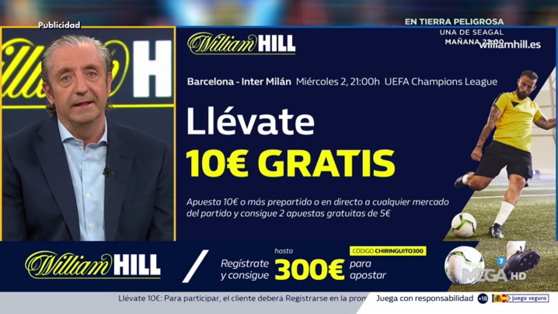 Josep te trae la mejor oferta de registro para que apuestes con William Hill