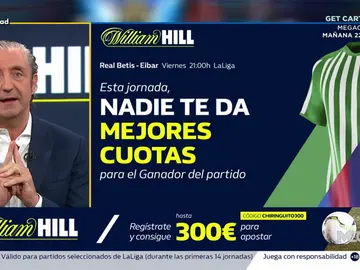 Josep te trae la mejor oferta de registro para que apuestes con William Hill Josep te trae la mejor oferta de registro para que apuestes con William Hill