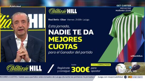 Josep te trae la mejor oferta de registro para que apuestes con William Hill