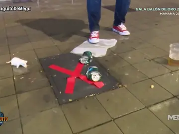 Con ratas y tachada: así estaba la placa de Griezmann en el Wanda Metropolitano  Con ratas y tachada: así estaba la placa de Griezmann en el Wanda Metropolitano