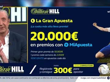 Josep te trae la mejor oferta de registro para que apuestes con William Hill Josep te trae la mejor oferta de registro para que apuestes con William Hill