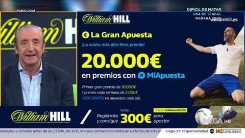  Josep te trae la mejor oferta de registro para que apuestes con William Hill