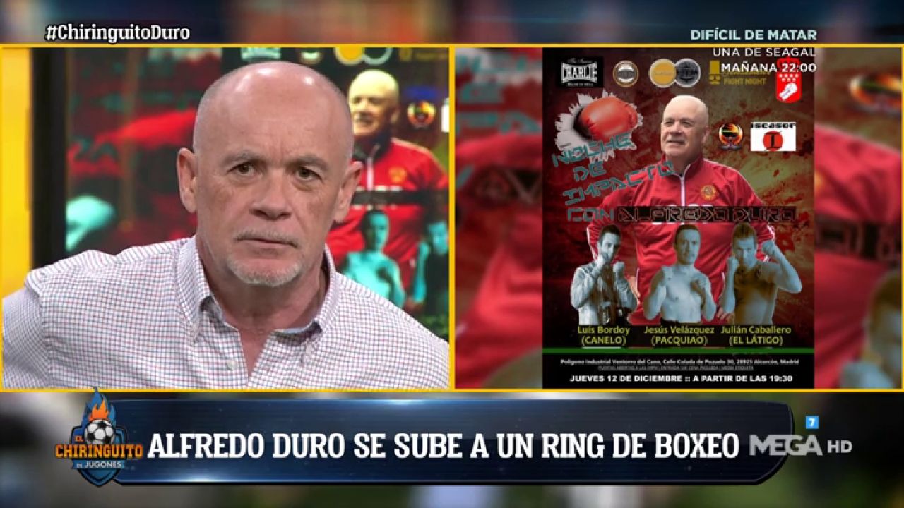 Alfredo Duro "Voy a debutar como boxeador"