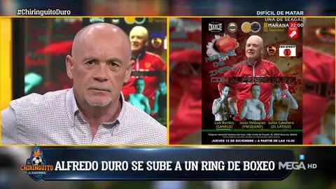 Alfredo Duro: "Voy a debutar como boxeador" Alfredo Duro: "Voy a debutar como boxeador"