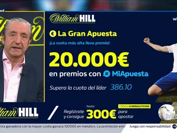 Josep te trae la mejor oferta de registro para que apuestes con William Hill Josep te trae la mejor oferta de registro para que apuestes con William Hill