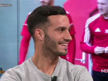 José Carlos Lazo, jugador del Almería, en El Chiringuito José Carlos Lazo, jugador del Almería, en El Chiringuito