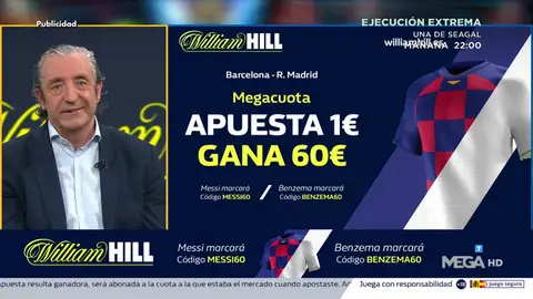 Josep te trae la mejor oferta de registro para que apuestes con William Hill Josep te trae la mejor oferta de registro para que apuestes con William Hill