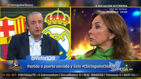 Josep Pedrerol: "Si salta alguien al campo o hay pelotitas, Bartomeu tiene que dimitir" Josep Pedrerol: "Si salta alguien al campo o hay pelotitas, Bartomeu tiene que dimitir"