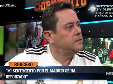 Tomás Roncero: "Estoy orgulloso de mi Real Madrid" Tomás Roncero: "Estoy orgulloso de mi Real Madrid"