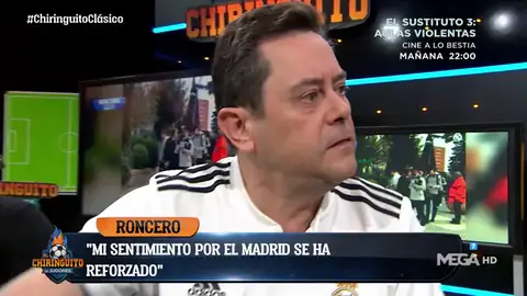 Tomás Roncero: "Estoy orgulloso de mi Real Madrid" Tomás Roncero: "Estoy orgulloso de mi Real Madrid"