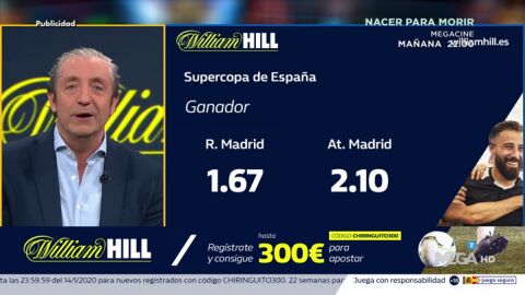 Josep te trae la mejor oferta de registro para que apuestes con William Hill