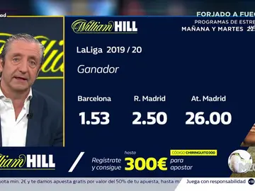 Josep te trae la mejor oferta de registro para que apuestes con William Hill Josep te trae la mejor oferta de registro para que apuestes con William Hill