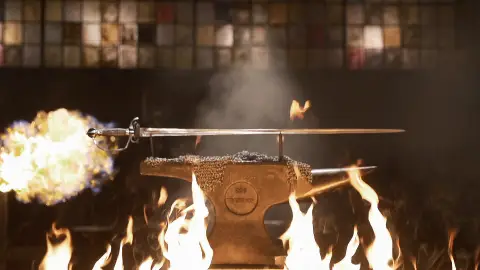 El espadín Forjado a fuego