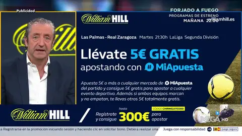 Josep te trae la mejor oferta de registro para que apuestes con William Hill Josep te trae la mejor oferta de registro para que apuestes con William Hill