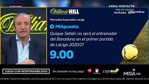 Josep te trae la mejor oferta de registro para que apuestes con William Hill Josep te trae la mejor oferta de registro para que apuestes con William Hill