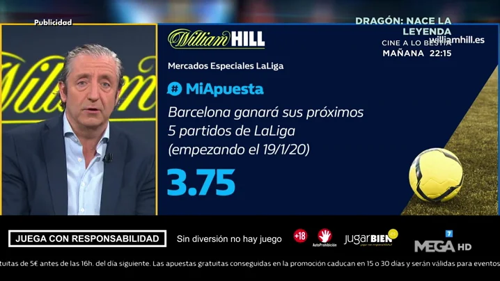 Josep te trae la mejor oferta de registro para que apuestes con William Hill Josep te trae la mejor oferta de registro para que apuestes con William Hill