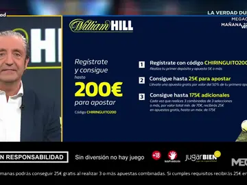 Josep te trae la mejor oferta de registro para que apuestes con William Hill Josep te trae la mejor oferta de registro para que apuestes con William Hill