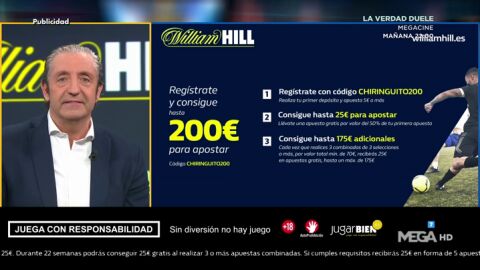  Josep te trae la mejor oferta de registro para que apuestes con William Hill